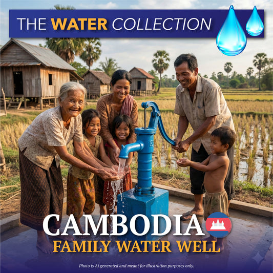Family Water Well - Cambodia