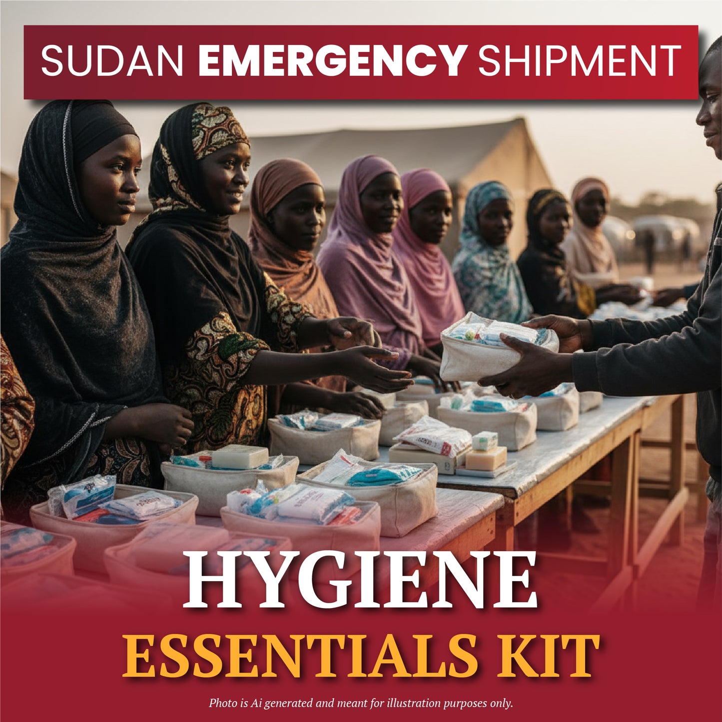 Fund: Hygiene Essentials Kit for Sudan