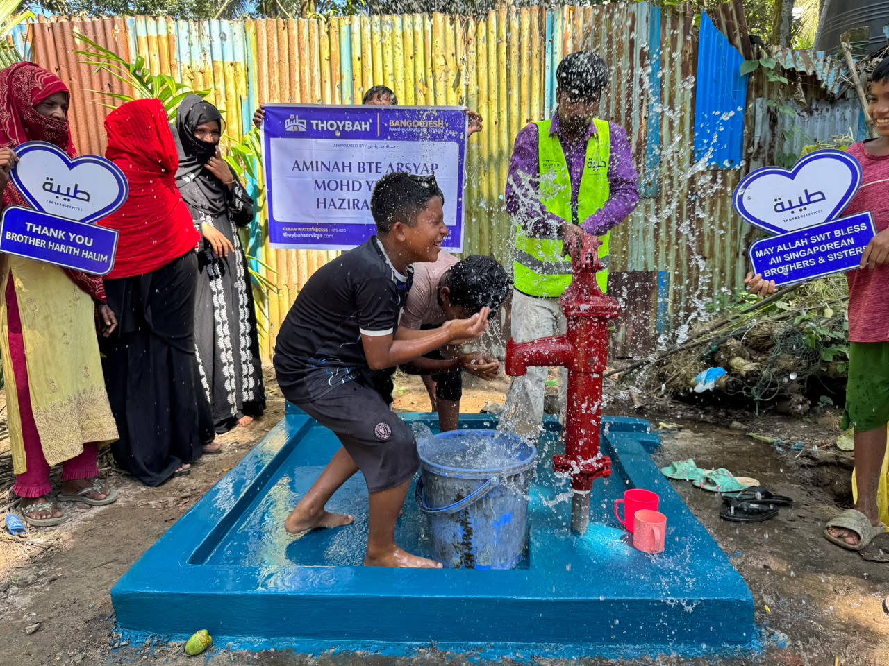 Completed hand pump system in Cox Bazar, Sep 2026